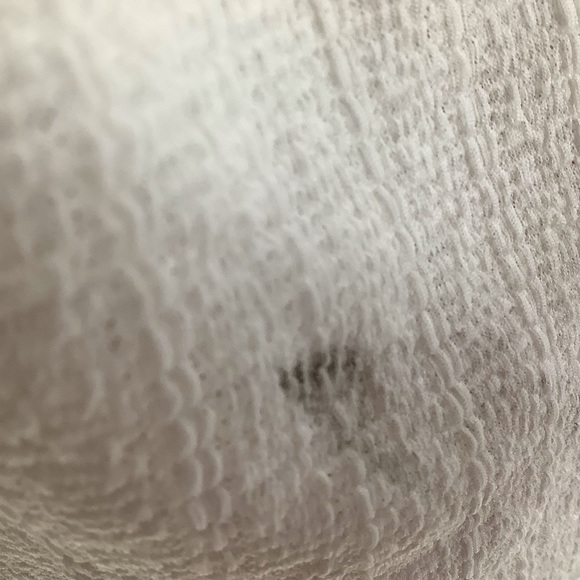 Frye Shirt Women Size XL White Short Sleeve Blouse Top Shirt Casual Top READ - Picture 12 of 14